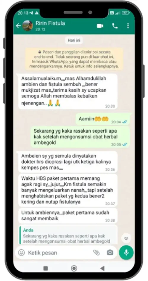 Testimoni Ambegold 8
